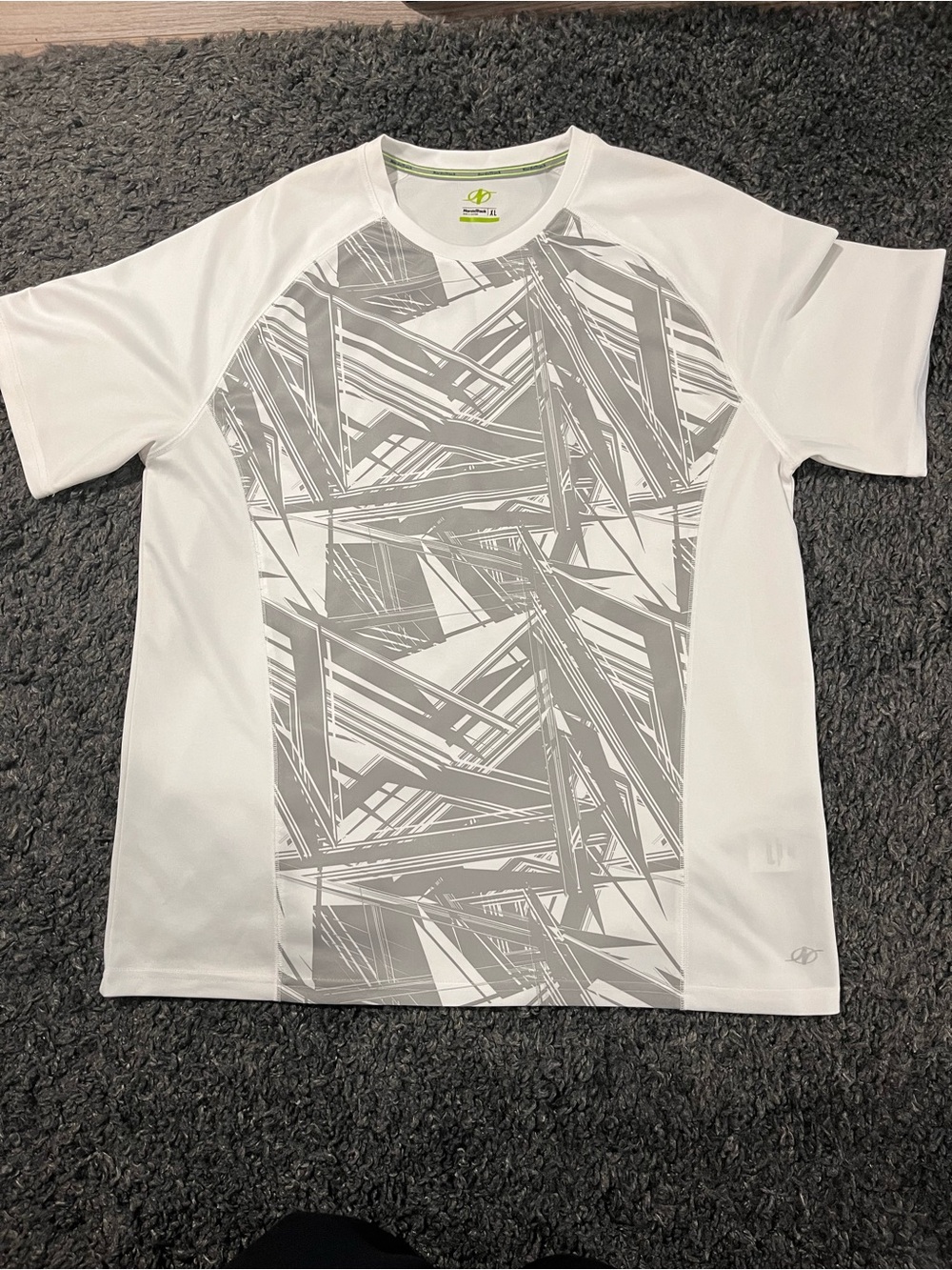 Men's NordicTrack White Performance Graphic Tee Size XL